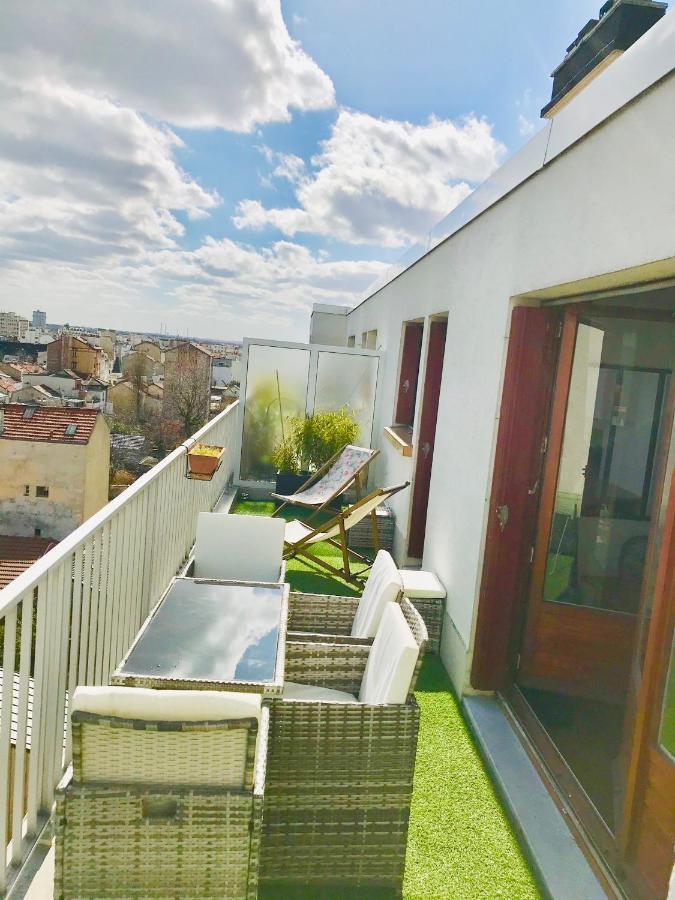 موراوْيْ Superior Apartment - Last Floor With Nice View - Next To Metro Croix De Chavaux Line 9 المظهر الخارجي الصورة